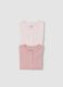 2-pack of pink organic cotton footed sleepsuits for baby girls_2