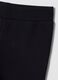 Blue flared stretch cotton leggings_3