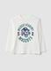 White pure organic cotton crew-neck T-shirt_0