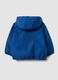 Blue hooded zip-up jacket, regular fit, for boys_1