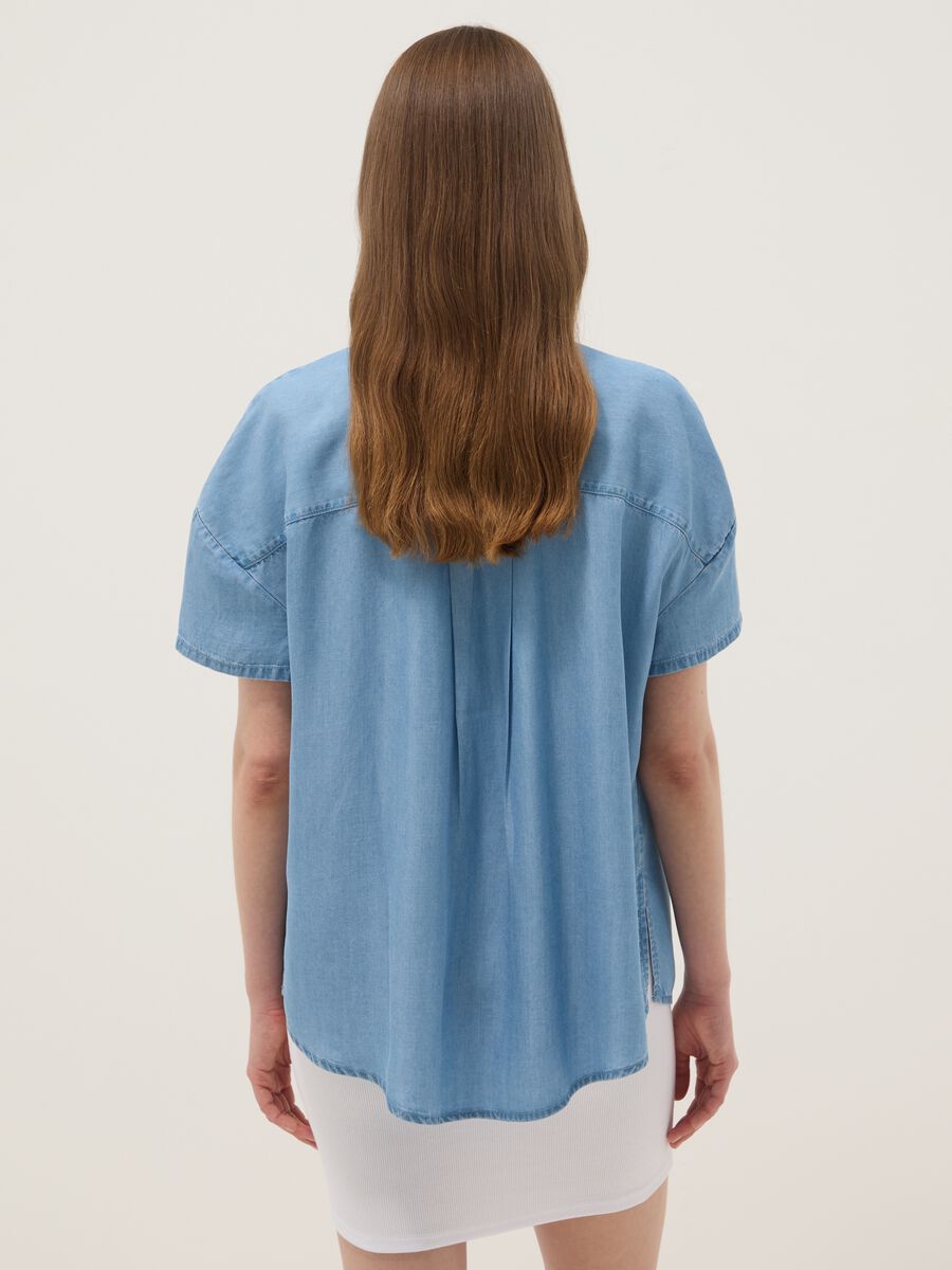 Camicia azzurra in puro lyocell_3