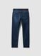 Slim fit dark-wash stretch cotton jeans_6