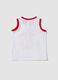 White pure cotton printed vest for baby boy, regular fit_1