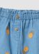 Sky-blue pure cotton shorts with embroidery_2