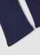Girls&rsquo; blue organic stretch cotton flared trousers_3