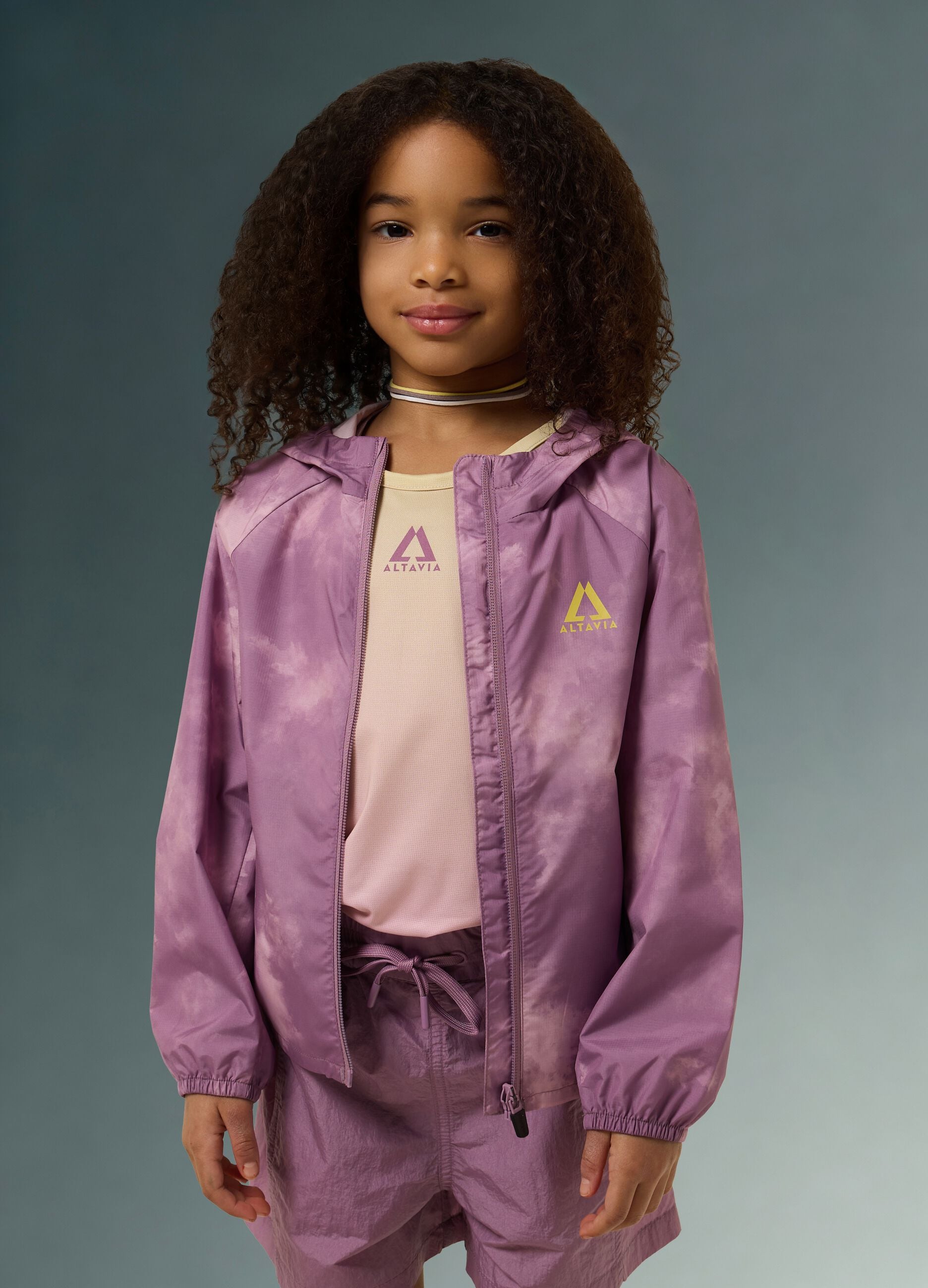 ALTAVIA WITH DEBORAH COMPAGNONI tie dye windbreaker jacket