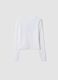White stretch cotton T-shirt with Lilo & Stitch print_2