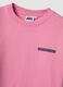 Pink short-sleeved pure cotton T-shirt_5