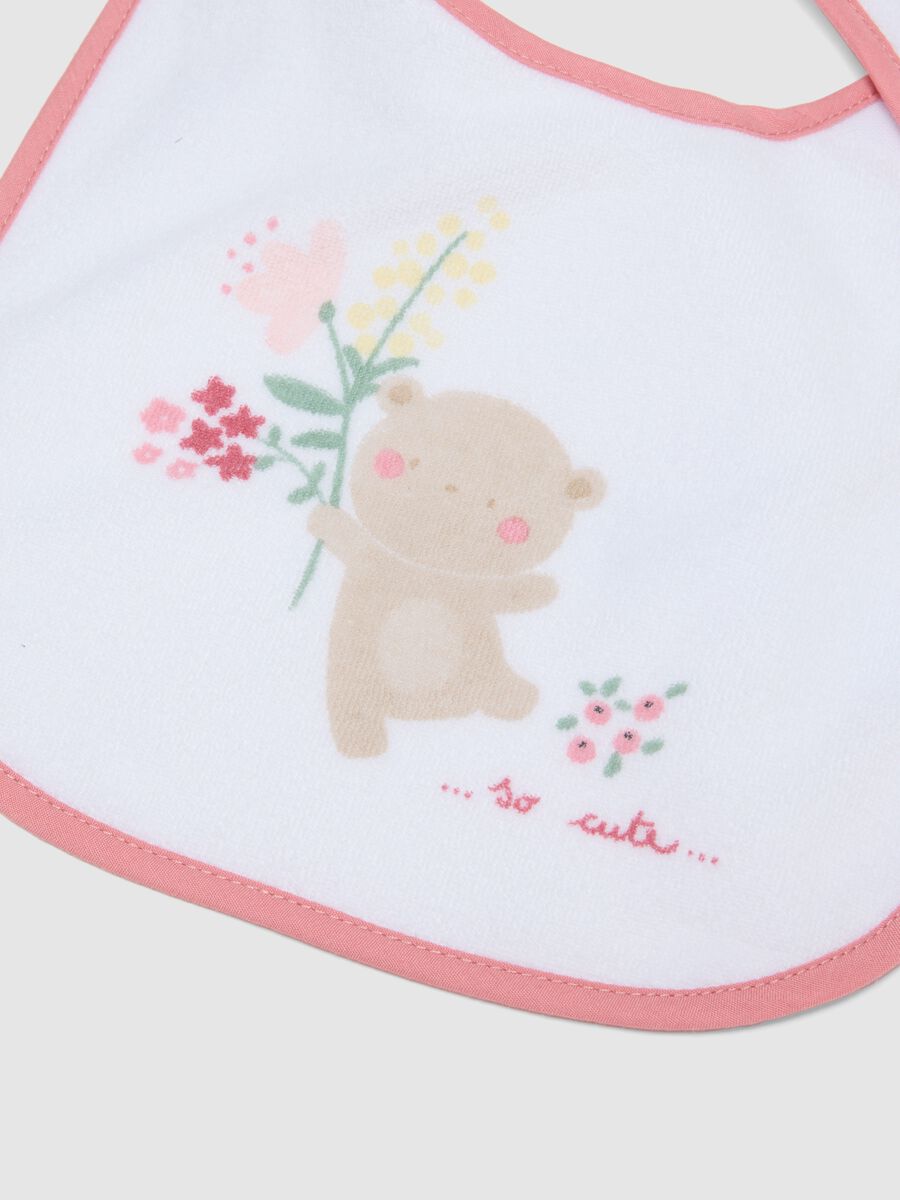 Newborn Cotton Blend Multicolor Bib Pack with Decorations_2