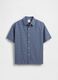 Short-sleeve stretch cotton shirt_2