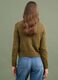 Green pure cotton cardigan with buttons, regular fit_3