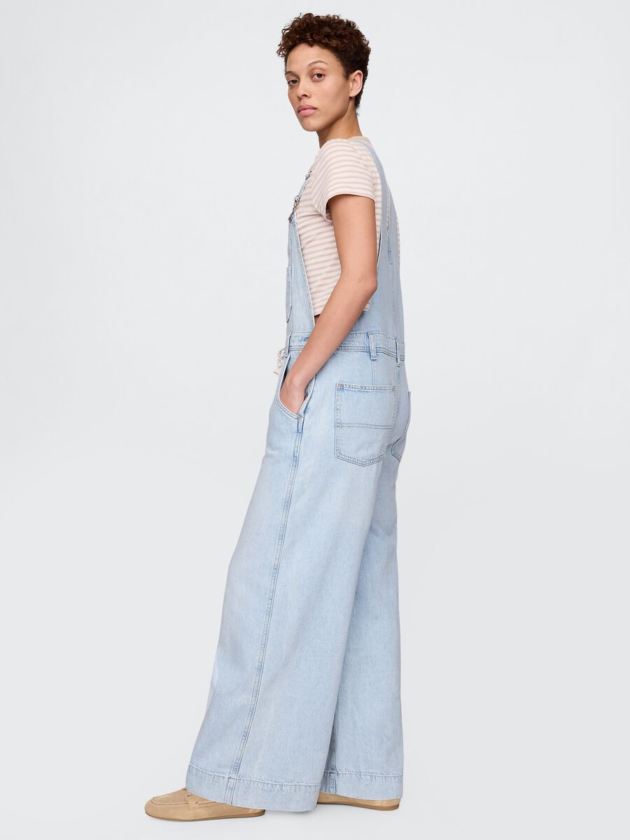 Salopette denim chiaro Gap_1