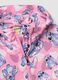 Pink padded rain jacket with hood, zip and Lilo & Stitch print_3