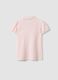 Girls' pink pure cotton polo shirt regular fit with cherry_1