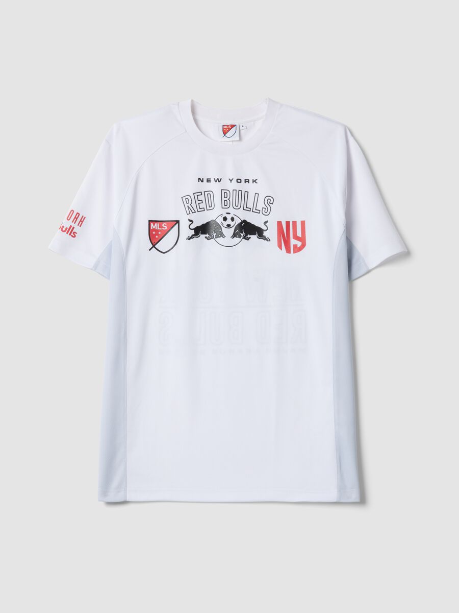 White Regular Fit Short-Sleeve New York Red Bulls T-Shirt_4
