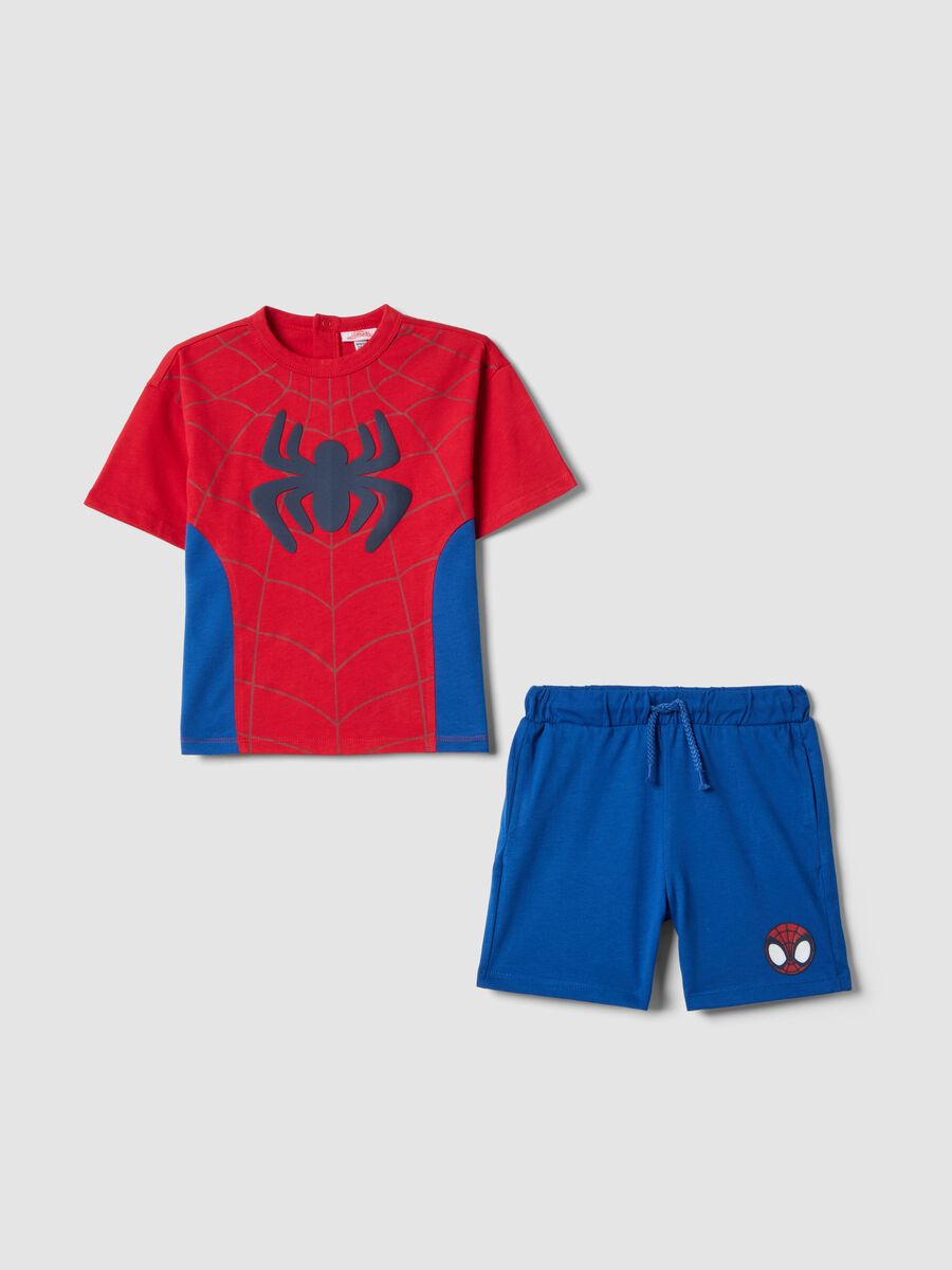 Boys&rsquo; multicolour pure cotton set with Spider-Man prints_0