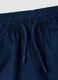Blue pure cotton shorts with elasticated waistband_2