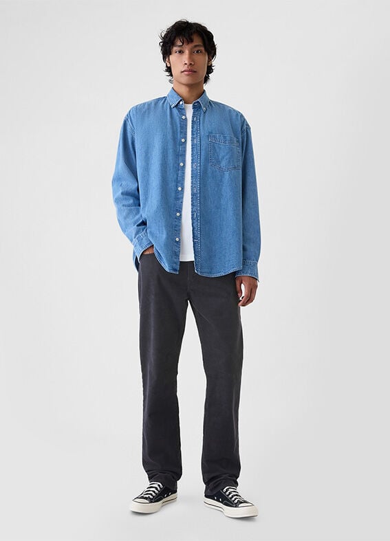 Five-pocket corduroy trousers