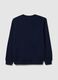 Round-neck sweatshirt with logo patch and embroidery_2