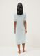 Blue pure viscose nightdress regular fit_2