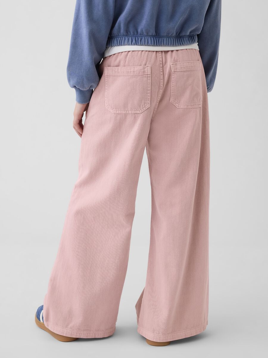 Pure cotton wide-leg trousers_2