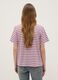 Multicolour striped pure cotton T-shirt with regular fit_3