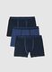 3-pack regular-fit blue stretch organic cotton midi boxer shorts_4