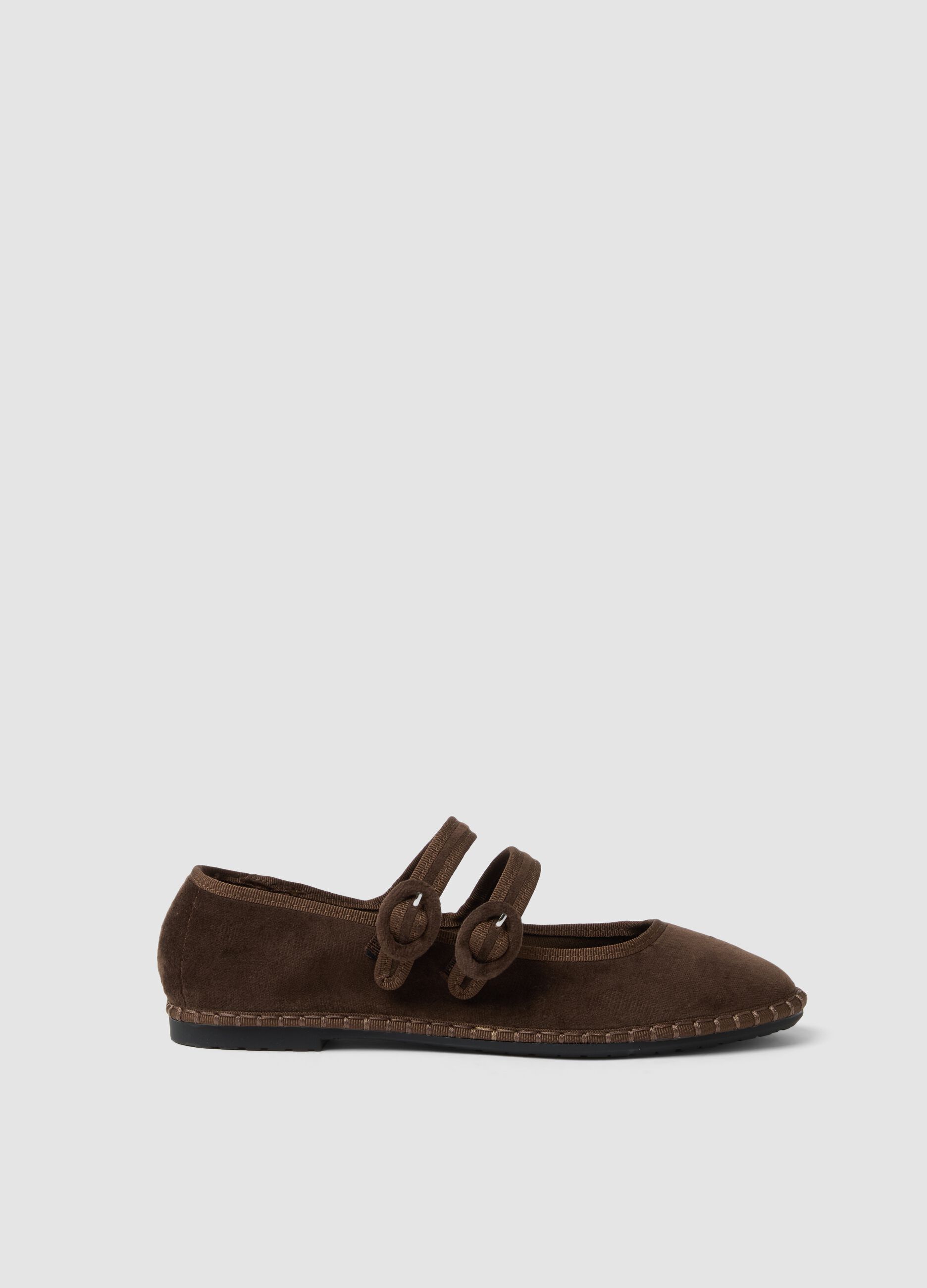 Brown Friulane with Double Strap