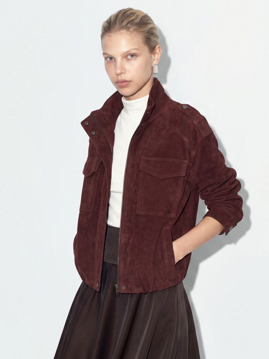Red Genuine Leather Jacket &ndash; Regular Fit_0