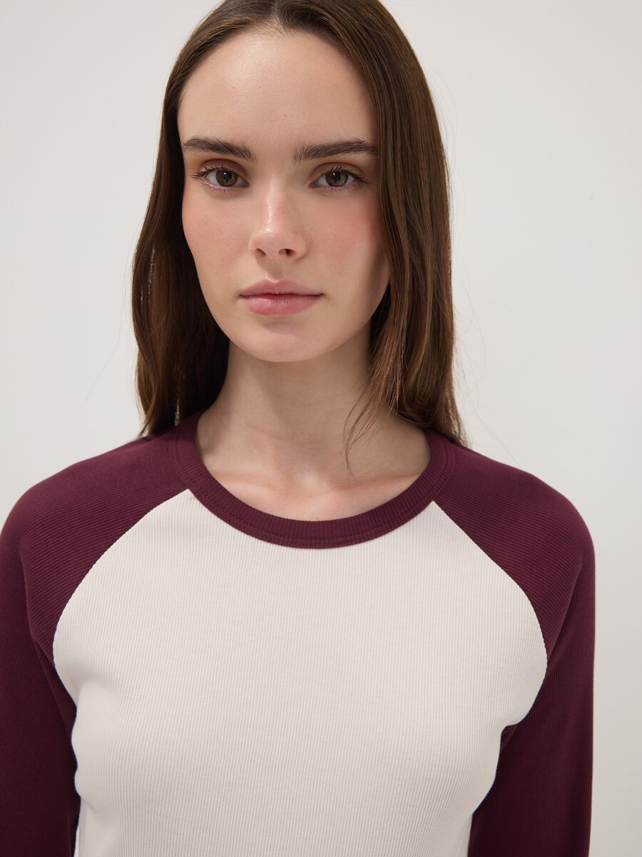 White long-sleeve pure cotton T-shirt_1