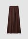 Brown baggy-fit pure cotton jogger trousers_2