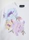 Multicolour pure cotton regular fit T-shirt with floral print_5
