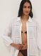 White pure organic cotton kaftan with ruffles and broderie inserts_3