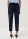 Blue stretch cotton trousers_2