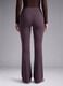 Purple flared leggings in breathable stretch fabric ALTAVIA STUDIO_3