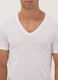 2-pack of white pure extra-fine cotton T-shirts with deep V-neck_1