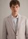Blazer in puro lino beige slim fit_3