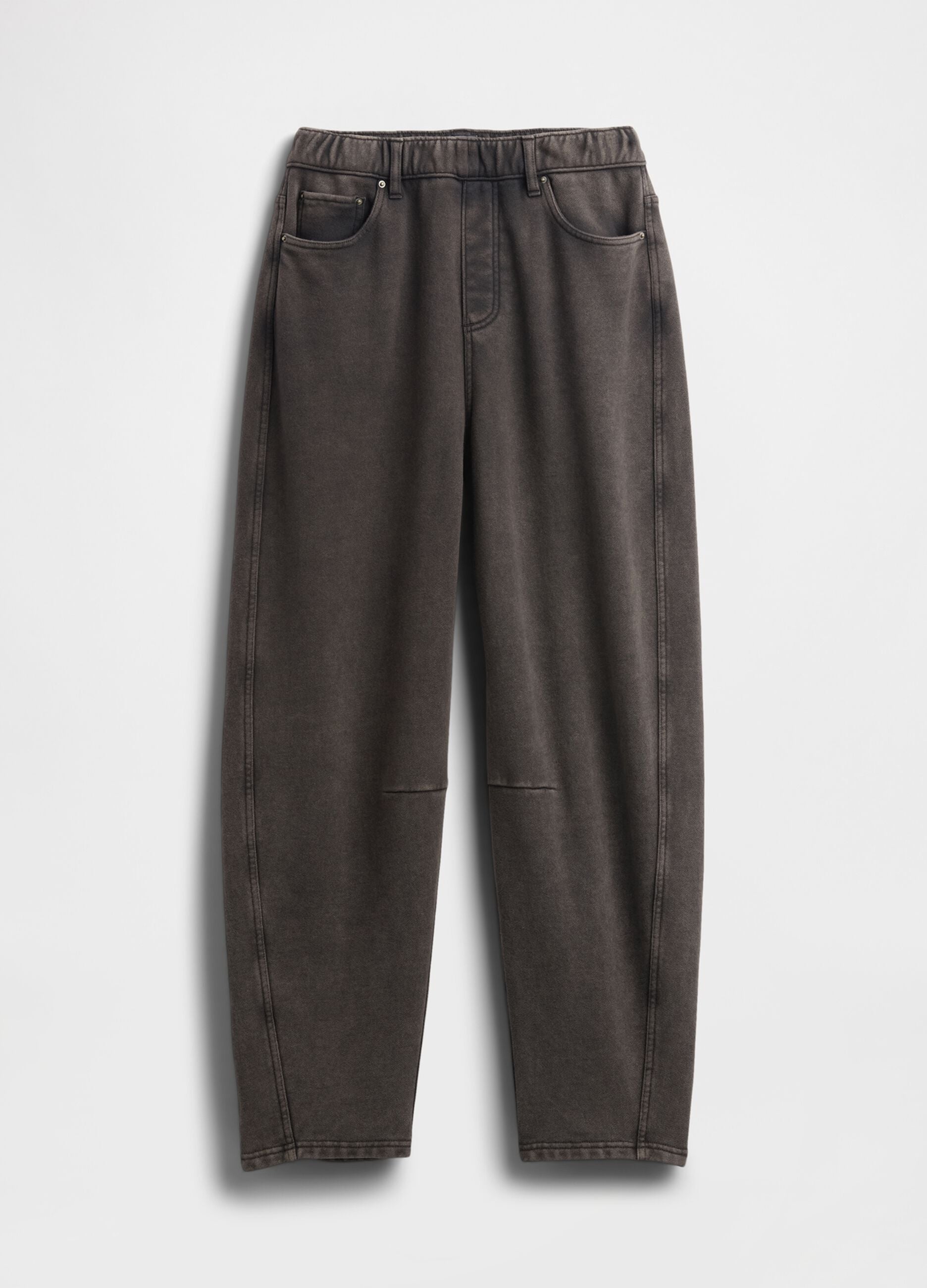 Grey Wide Leg Trousers