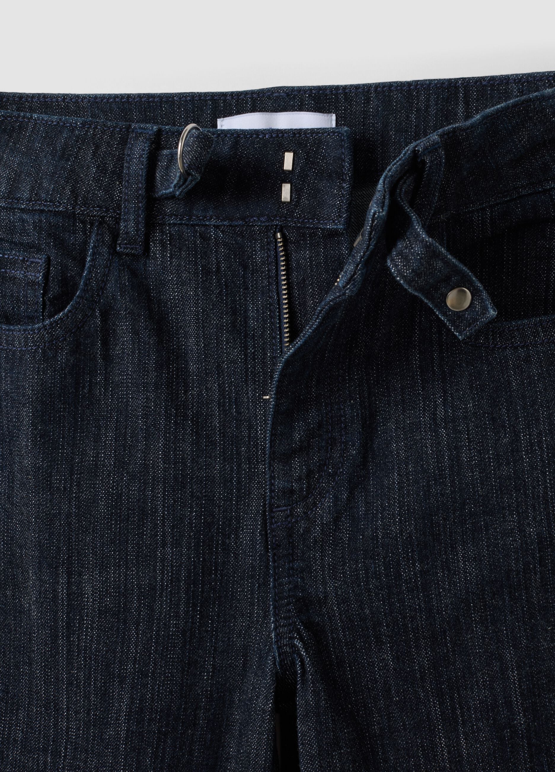 Blue bootcut stretch-cotton denim jeans