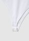 White Stretch Cotton Slim Fit Top_5