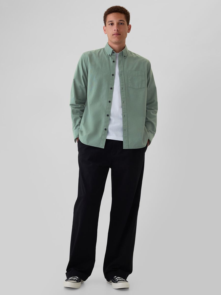 Regular-fit shirt in Oxford cotton_2