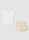 Multicolour pure cotton infant set with print and buttons_1