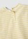 Girls' multicolour striped pure cotton T-shirt with hearts_2