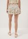 White pure-viscose mini skirt with ruffles_2