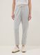 Grey pure cotton joggers, regular fit_1