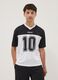 Black short-sleeve V-neck boys&rsquo; T-shirt, relaxed fit_0