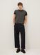 Oversize fit grey ribbed pure cotton vest_1