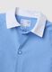 2-pack of blue gingham nursery aprons with white collar for boys_3