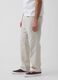 Linen and cotton blend trousers_3