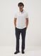 Blue stretch-fabric chino trousers_1